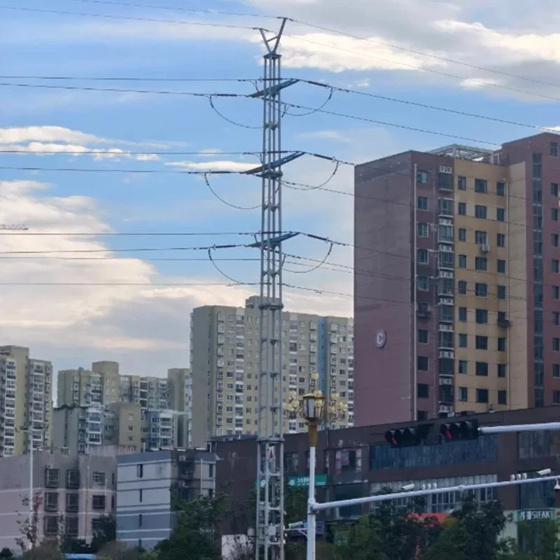 110 kV voimansiirtolinjan kulmaterästorni