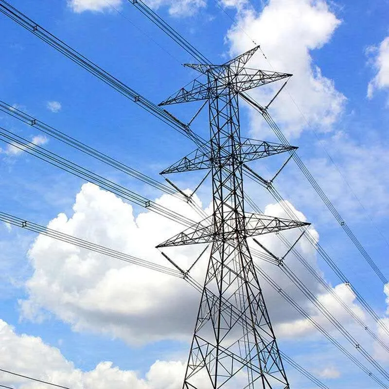 132kV galvanoitu kulmateräs voimansiirtotorni