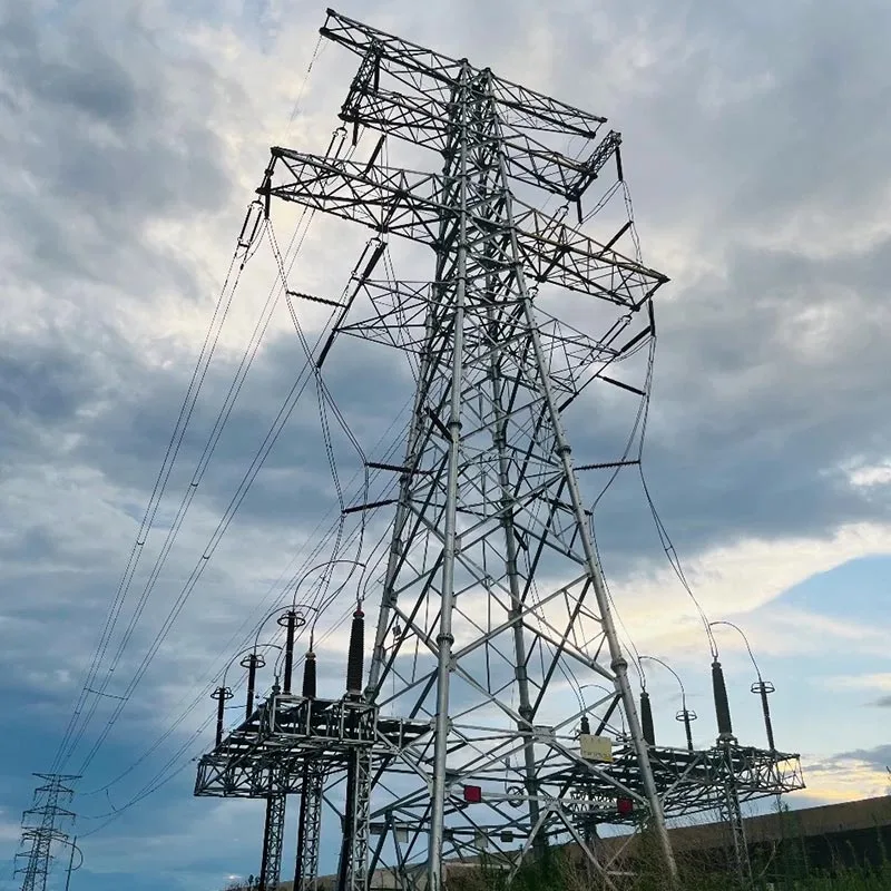 220kV voimansiirtolinjan kulmaterästorni